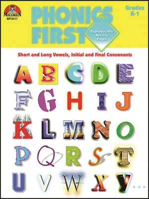 cover image of Phonics First - Grades K-1